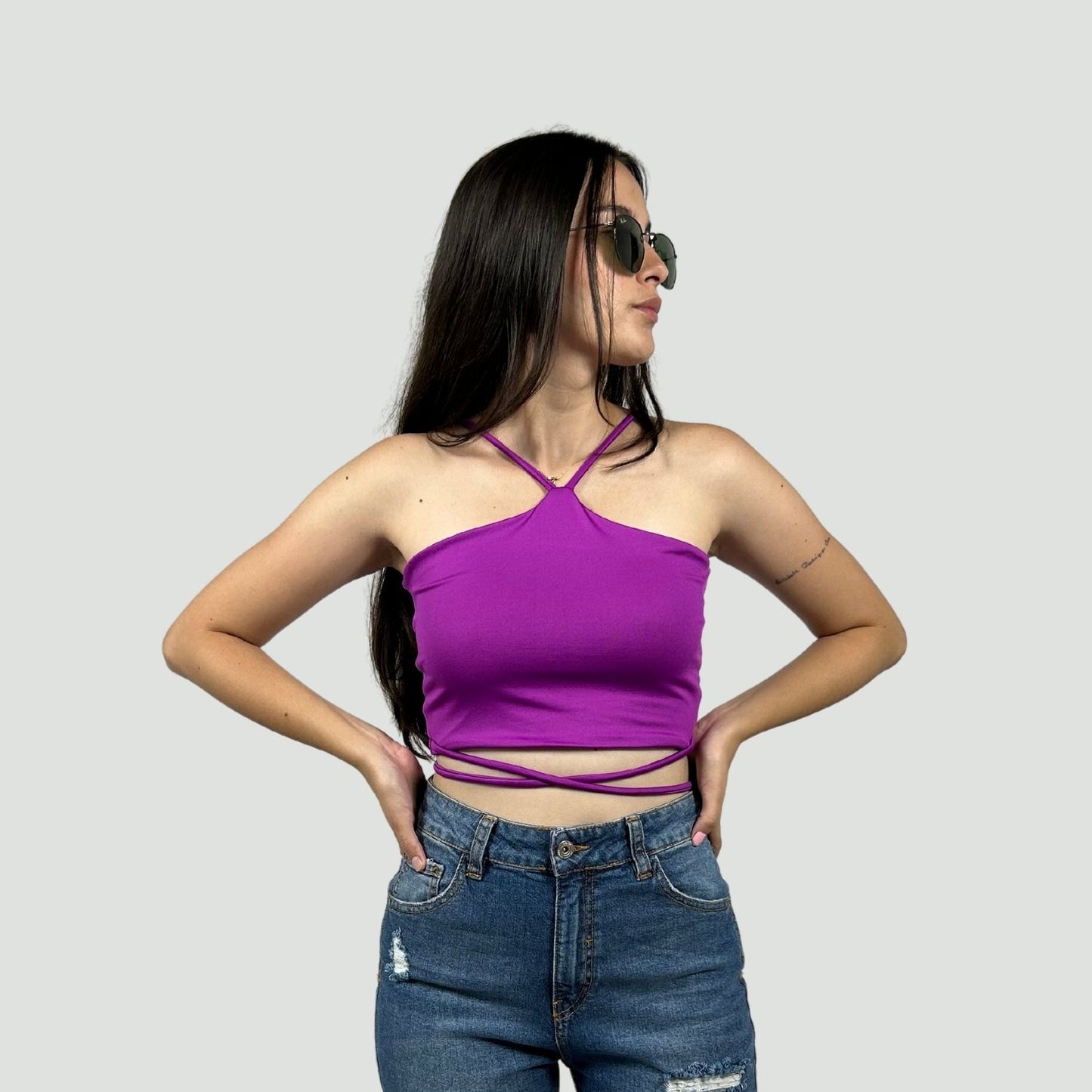 Top Leyla Morado