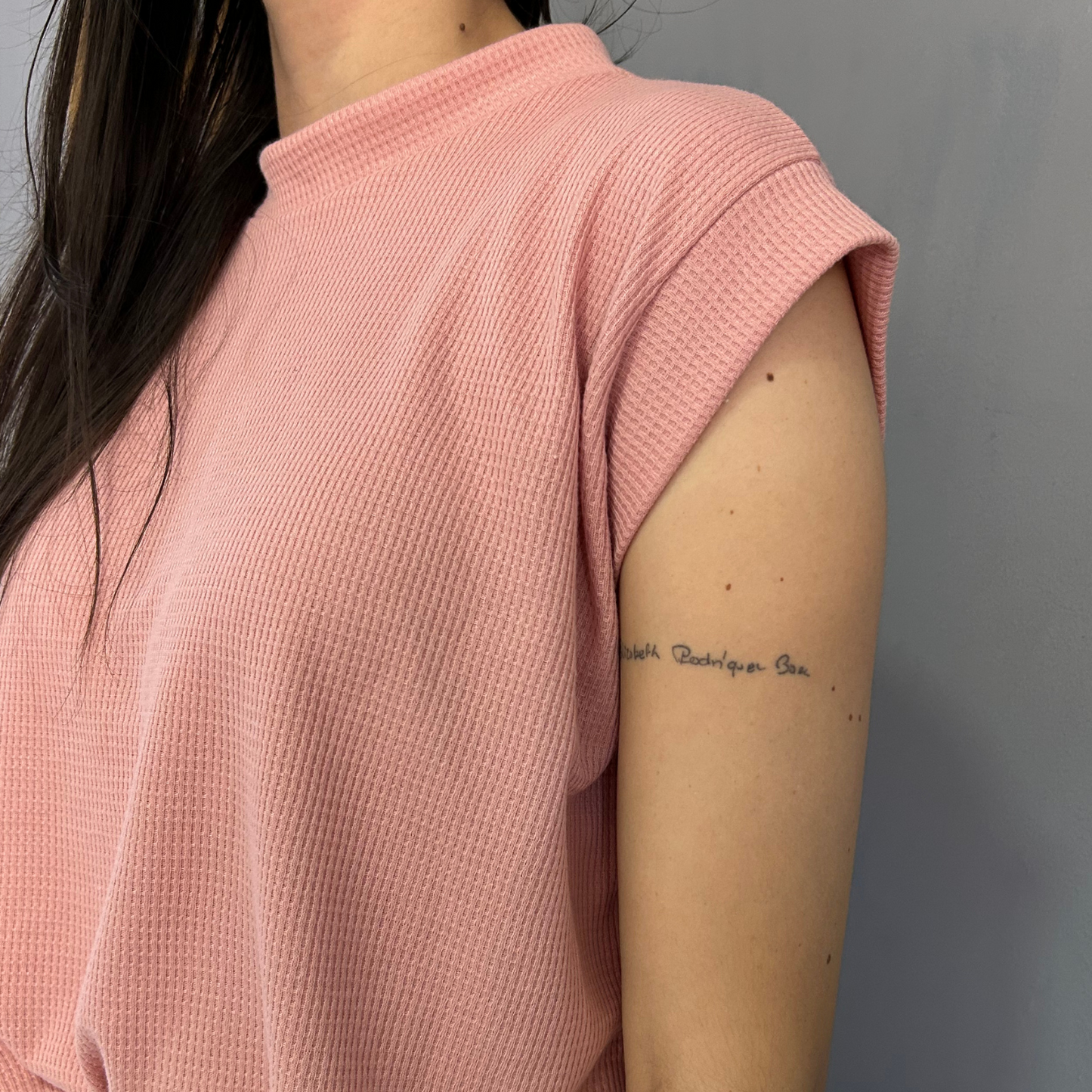 Crop Top Sisa Galleta Palo Rosa