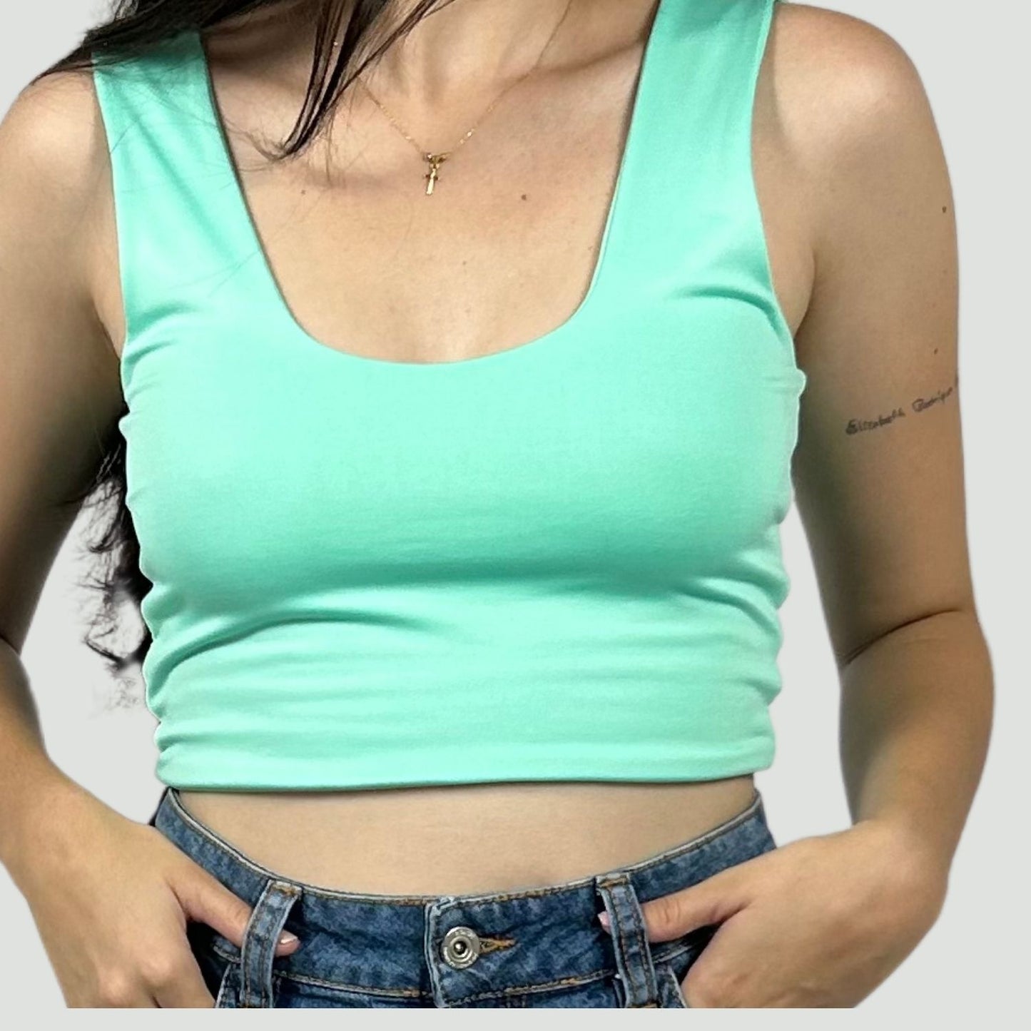 Top Sofía Turquesa