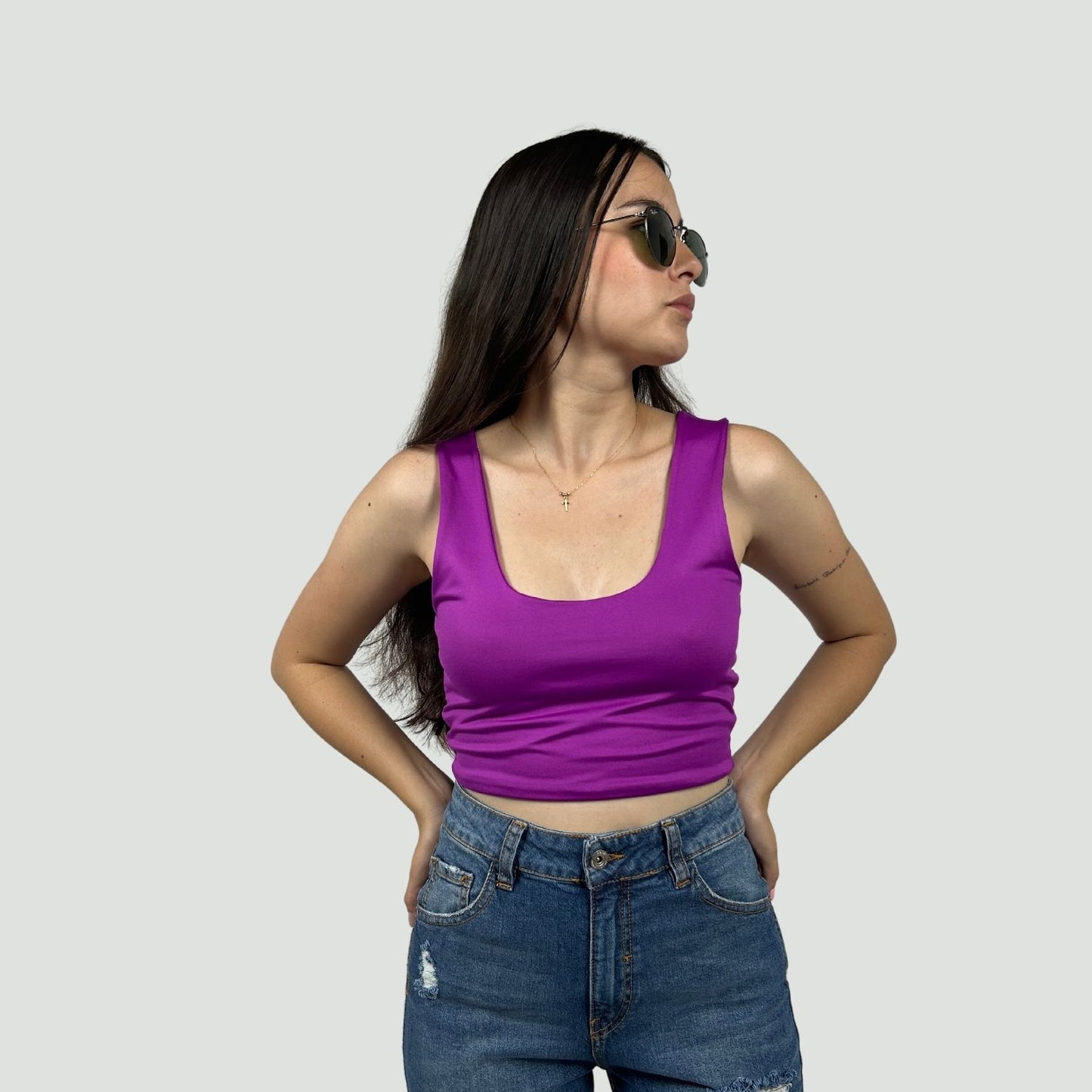 Top Sofía Morado