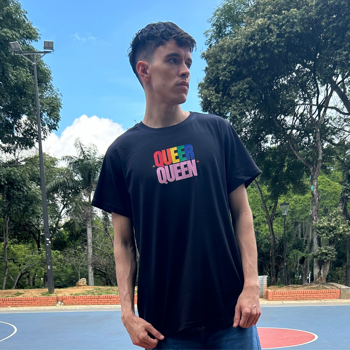 Camiseta Unisex Negra Queer