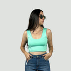 Top Sofía Turquesa