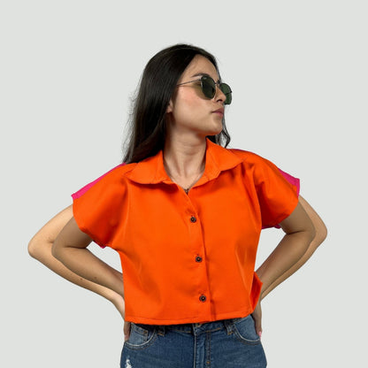 Camisa Cleo Naranja