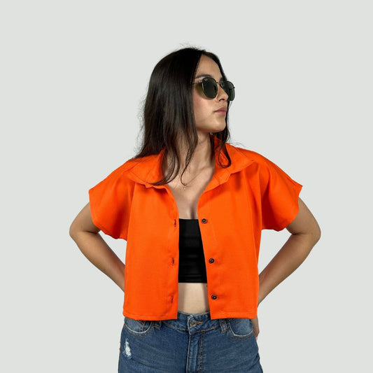 Camisa Cleo Naranja